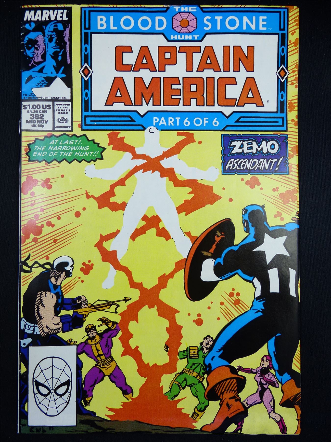 CAPTAIN America: The Blood Stone Hunt part 6 #362 - Marvel Comic #I6