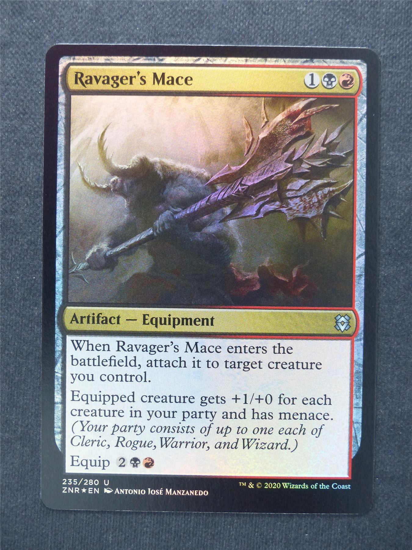 Ravager's Mace Foil - Mtg Magic Cards #5T