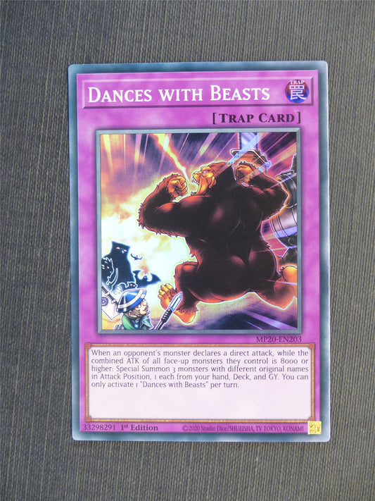 Dances with Beasts MP20 Super Rare - 1st ed - Yugioh Cards #5JX