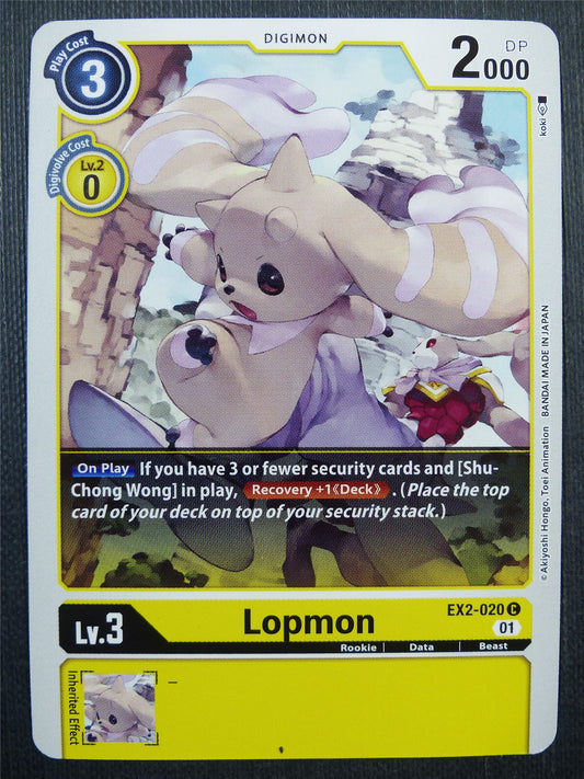 Lopmon EX2 - Digital Hazard - Digimon Card #4JY