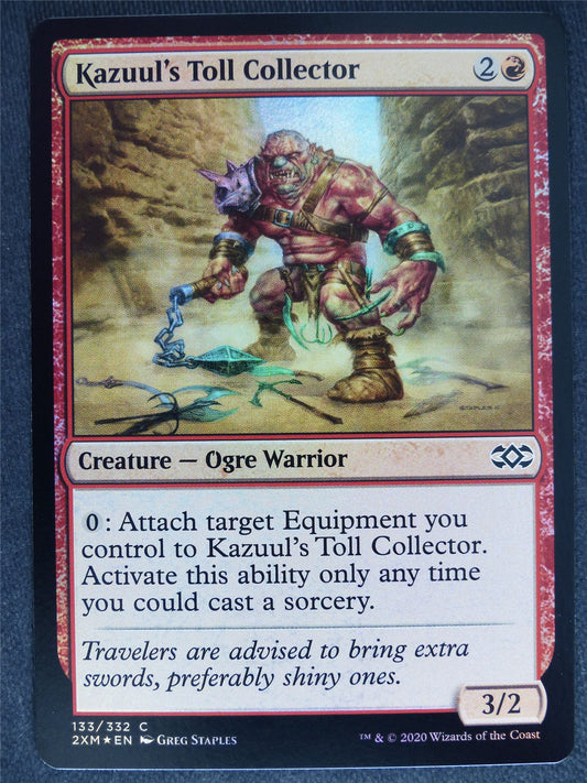 Kazuul's Toll Collector Foil - Double Masters - Mtg Magic Cards #2Z