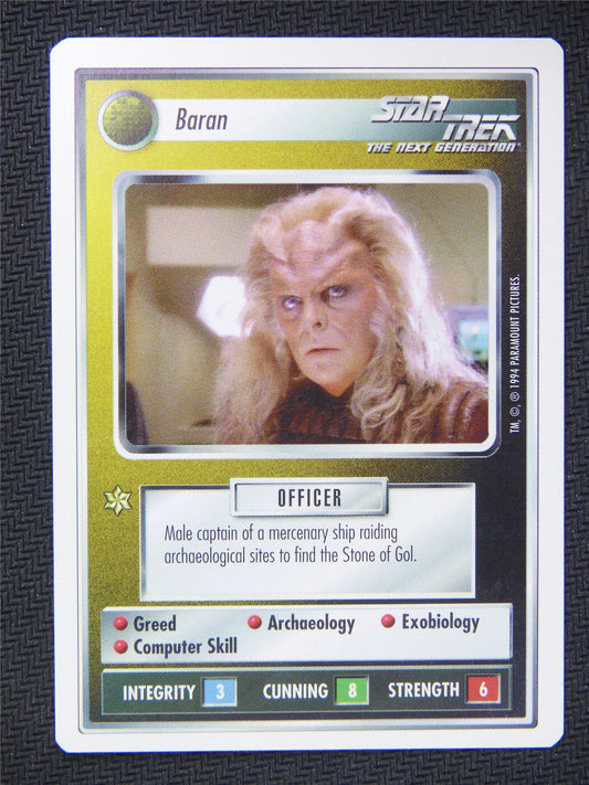 Boran White Border - Star Trek Next Gen Card #4PZ