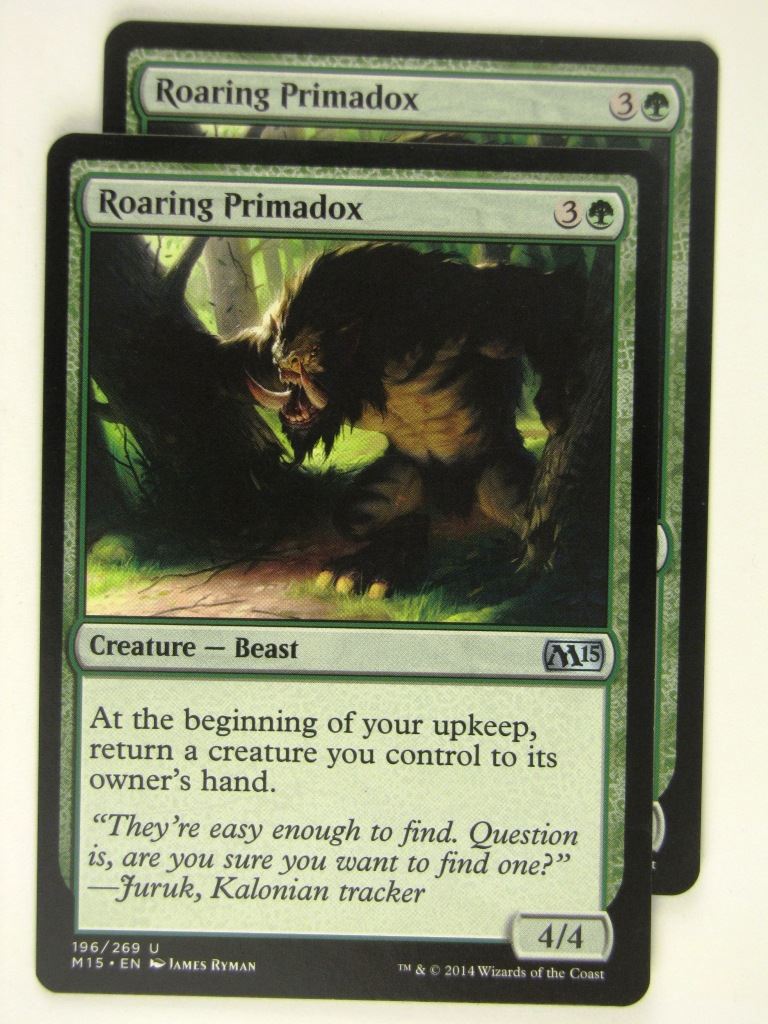 MTG Magic Cards: ROARING PRIMADOX x2 # 19B26