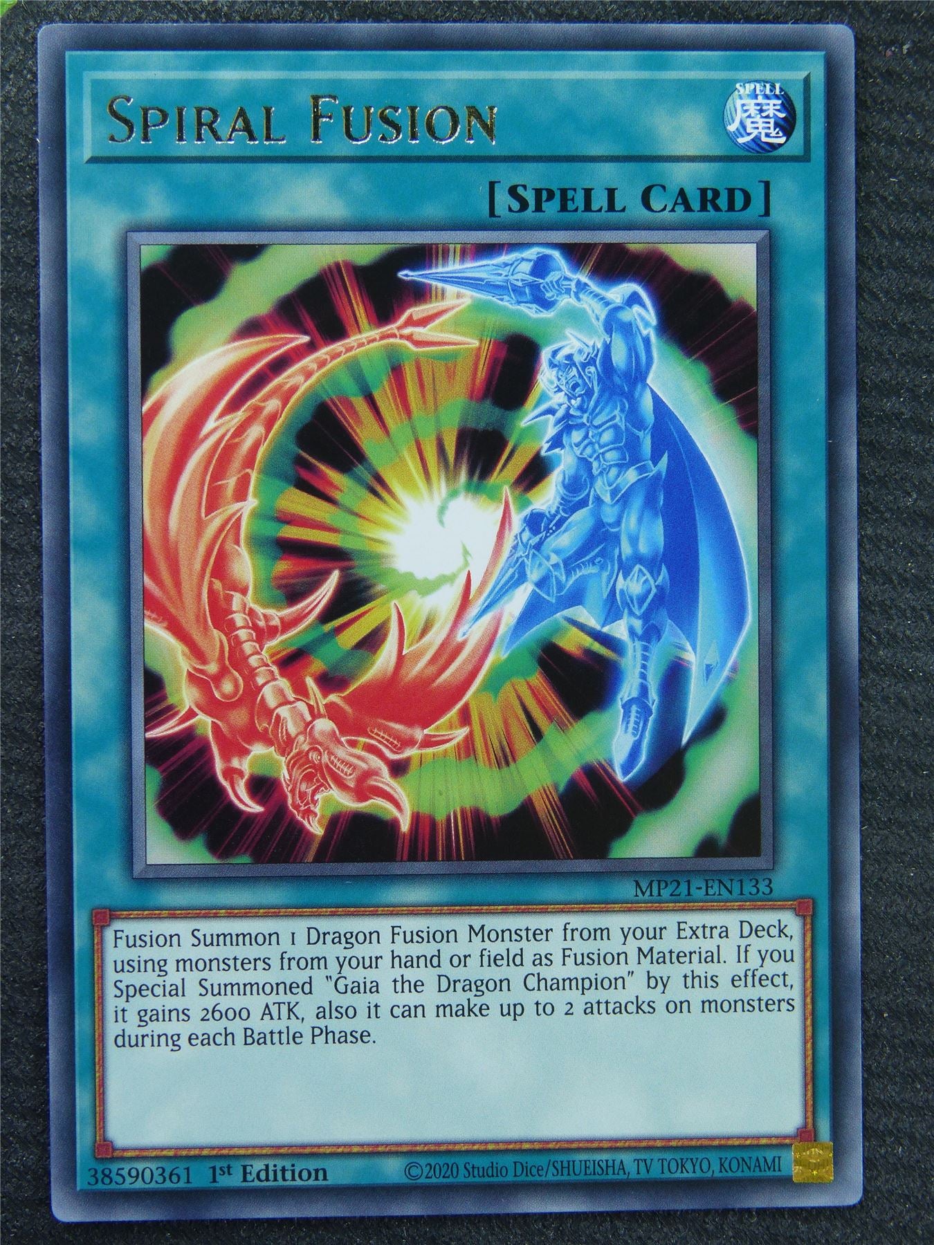 Spiral Fusion MP21 Rare - 1st ed - Yugioh Card #8QT