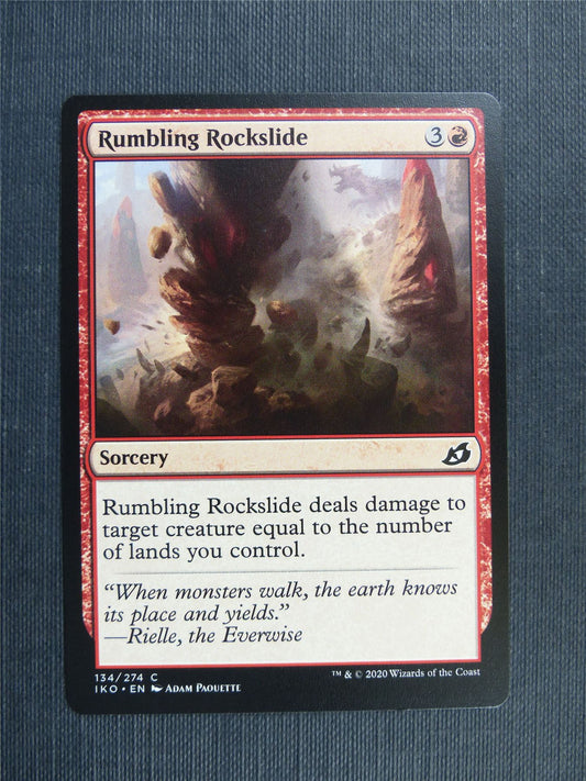 Rumbling Rockslide - IKO Mtg Card