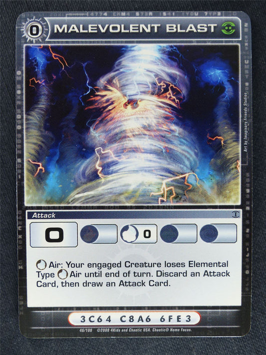 Malevolent Blast 46/100 - Chaotic Cards #IO