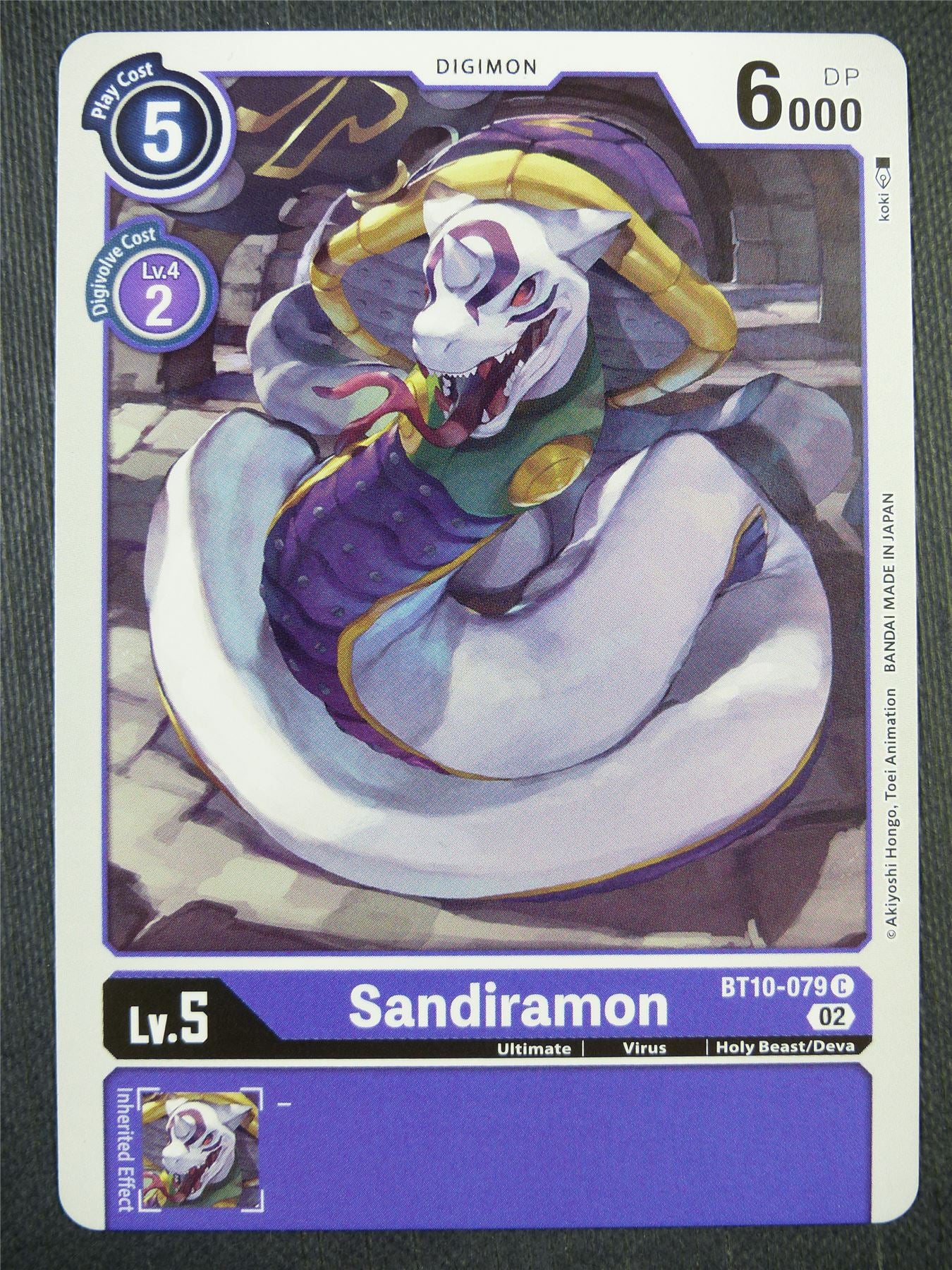 Sandiramon BT10-079 - Xros Encounter - Digimon Card #99M