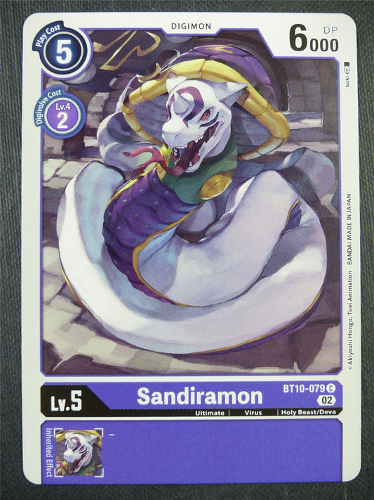 Sandiramon BT10-079 - Xros Encounter - Digimon Card #99M