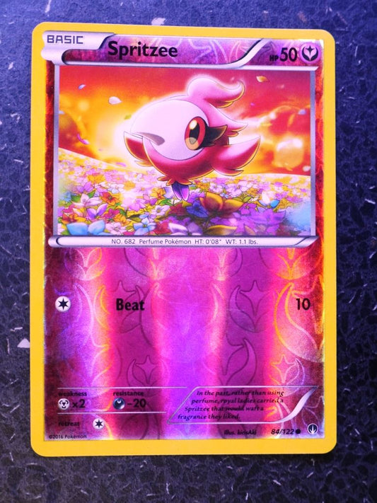 Pokemon Cards: SPRITZEE 84/122 REVERSE HOLLOW # 4F65