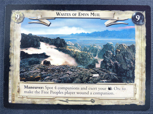 Wastes of Emyn Muil 3 U 120 - LotR Cards #2SV