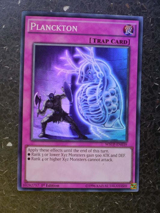 Yugioh Cards: PLANCKTON WSUP SUPER RARE # 4A36