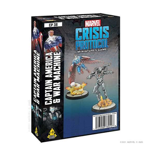 Captain America And War Machine - Marvel Crisis Protocol #YA
