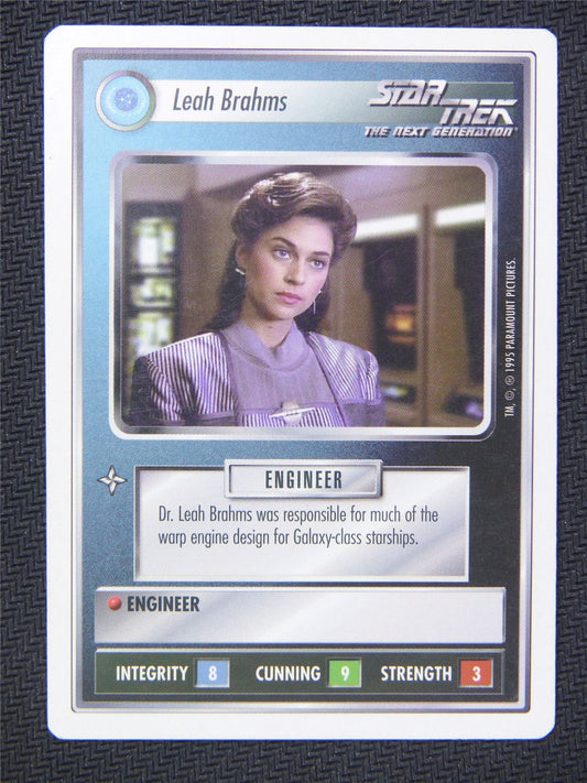 Leah Brahms White Border - Star Trek Next Gen Card #4O3
