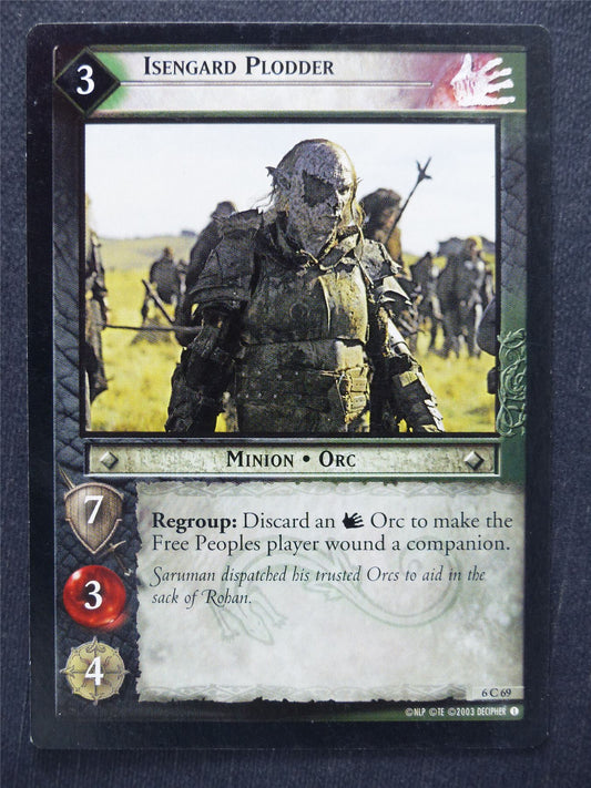 Isengard Plodder 6 C 69 - LotR Cards #RR