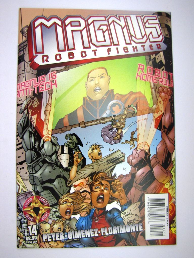 Valiant Comics: MAGNUS ROBOT FIGHTER #14 FEBRUARY 1998 # 33D45