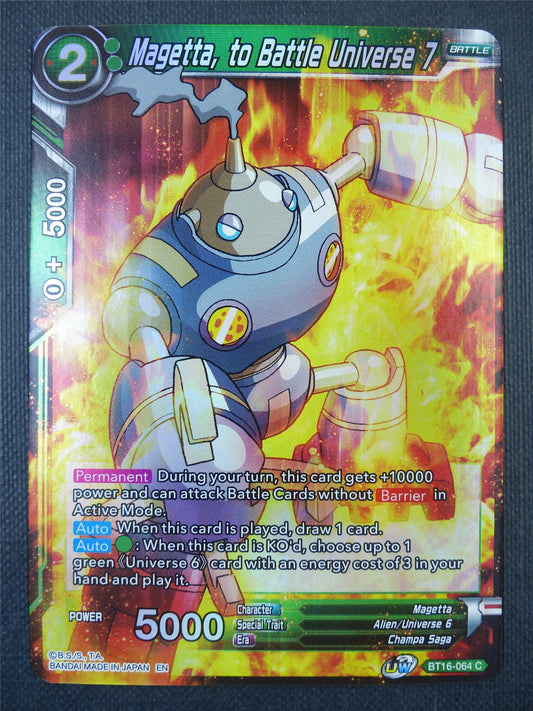 Magetta to Battle Universe 7 Foil - Dragon Ball Super Card #7X7