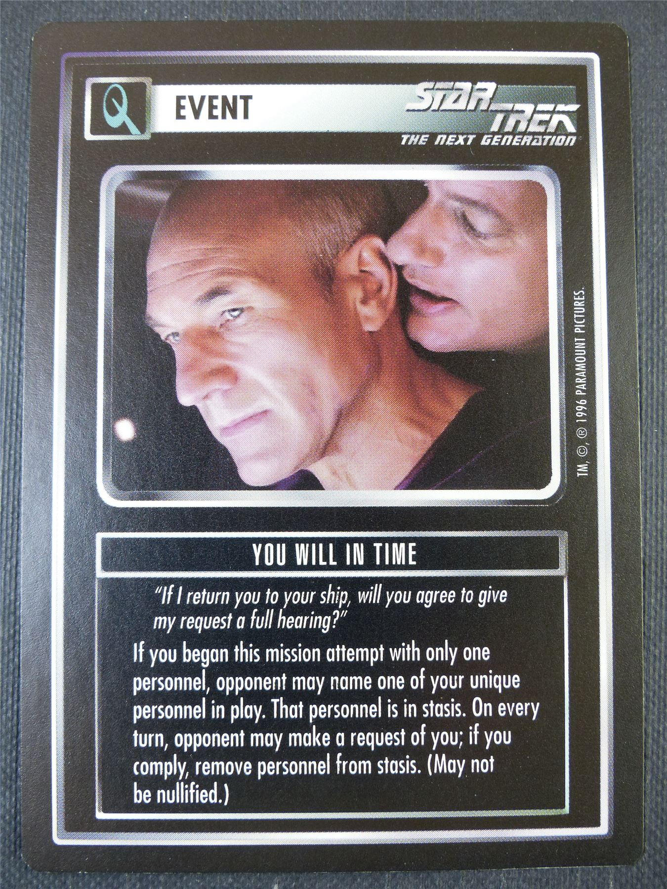 You Will In Time - NG - Star Trek Card #66L