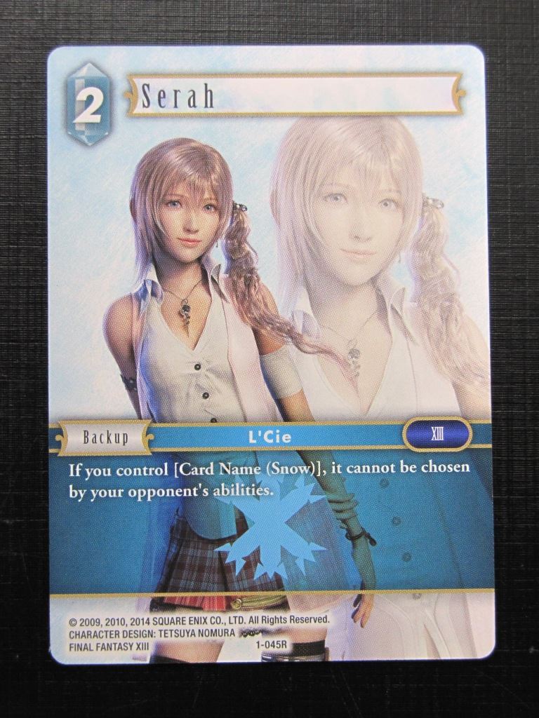 Final Fantasy Cards: SERAH 1-045R # 24A84