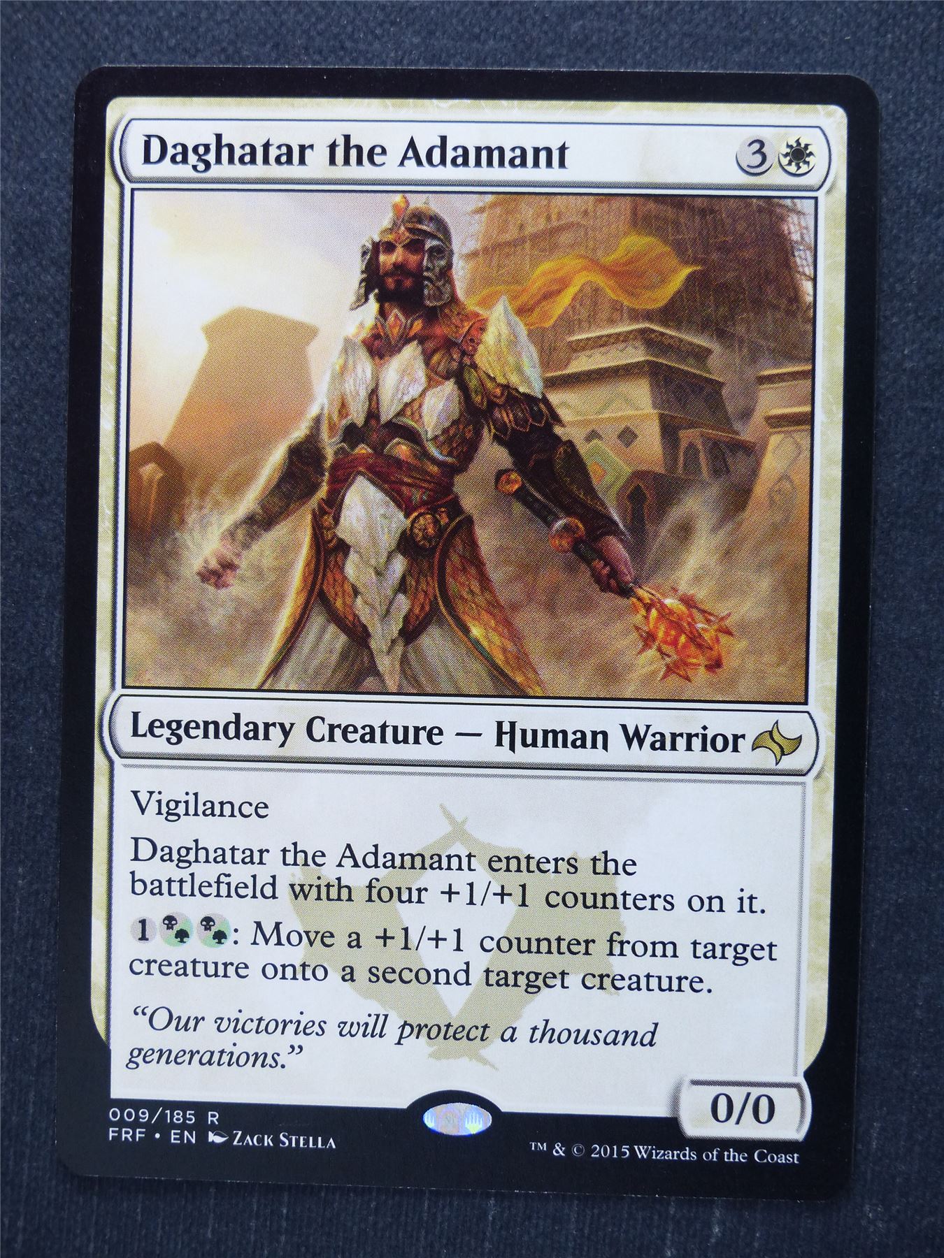 Daghatar the Adamant - Mtg Magic Cards #QO