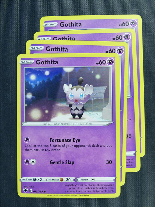 Gothita 073/189 x4  - DAA - Pokemon Card #3EW