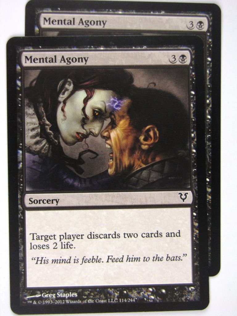 MTG Magic: The Gathering Cards: MENTAL AGONY x2: AVR