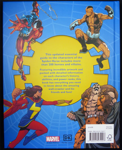 SPIDER-MAN Character Encyclopedia New Edition - DK Book Hardback #14E