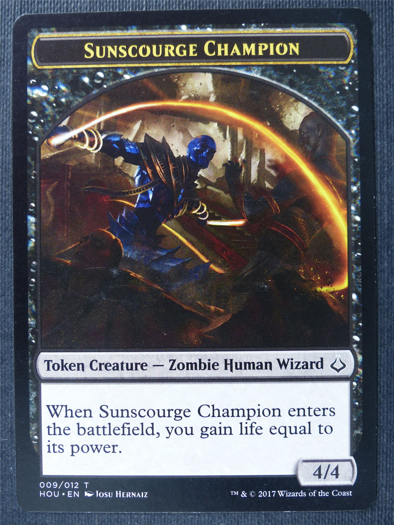 Sunscourge Champion Token - Mtg Card #1WL