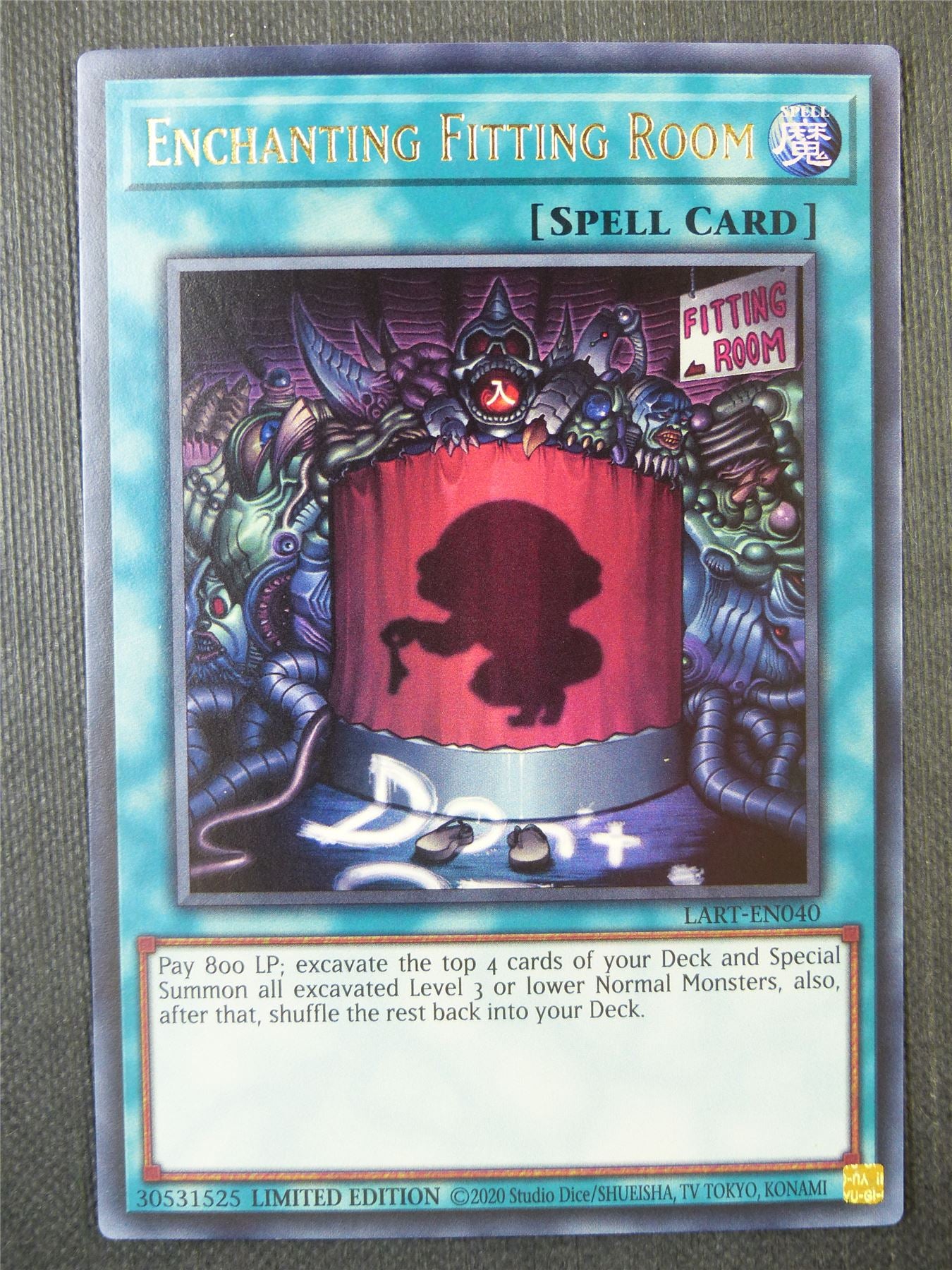 Enchanting Fitting Room LART Ultra Rare - lim ed Yugioh Card #8EV