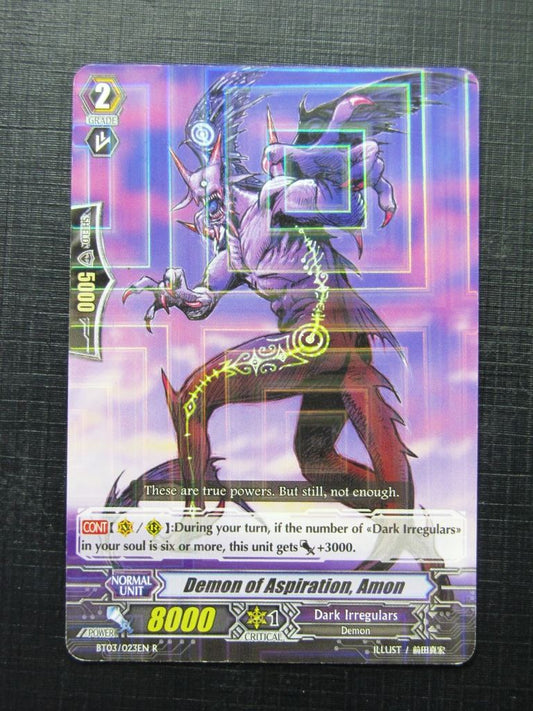 Demon of Aspiration Amon BT03 R - Vanguard Card # 5B81