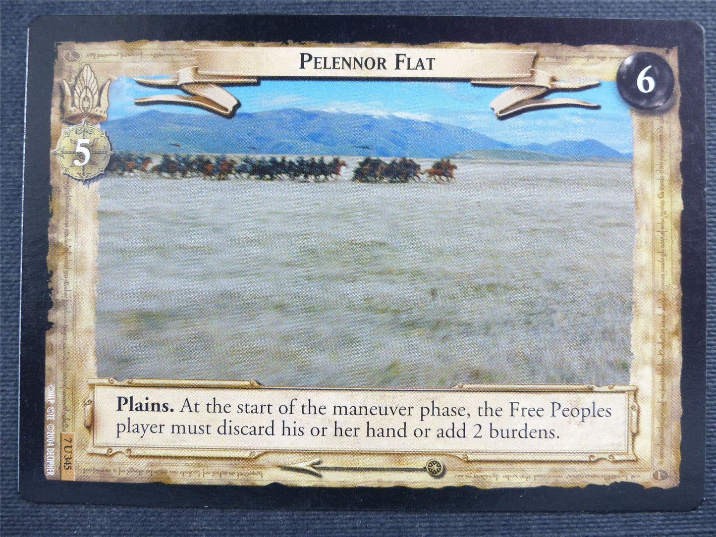 Pelennor Flat 7 U 345 - LotR Cards #2SB