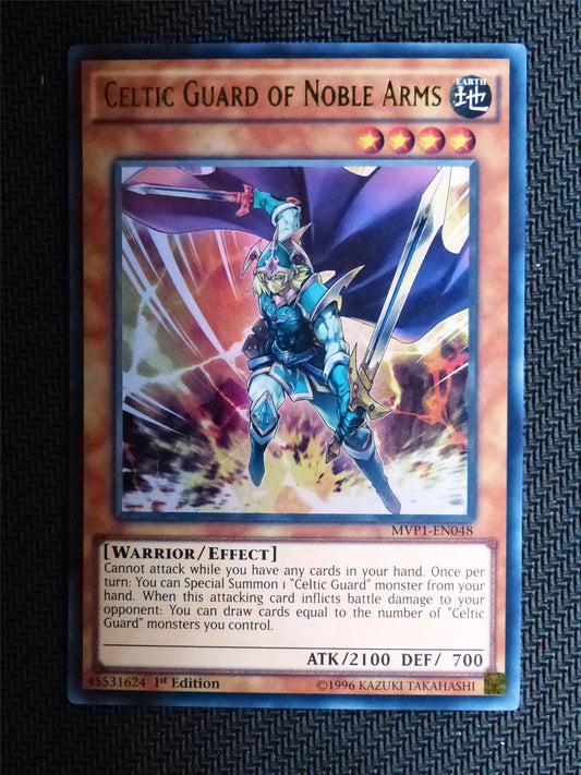 Celtic Guard of Noble Arms - MVP1 - Super Rare - Yugioh Card # 1H62