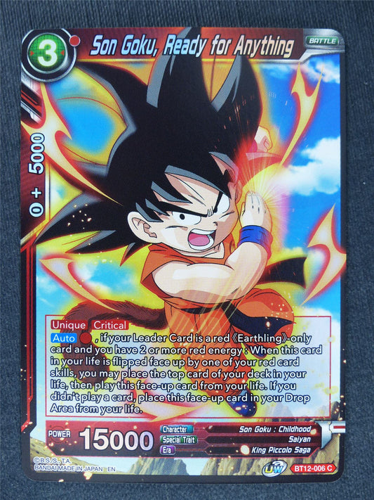 Son Goku Ready For Anything Foil #N4