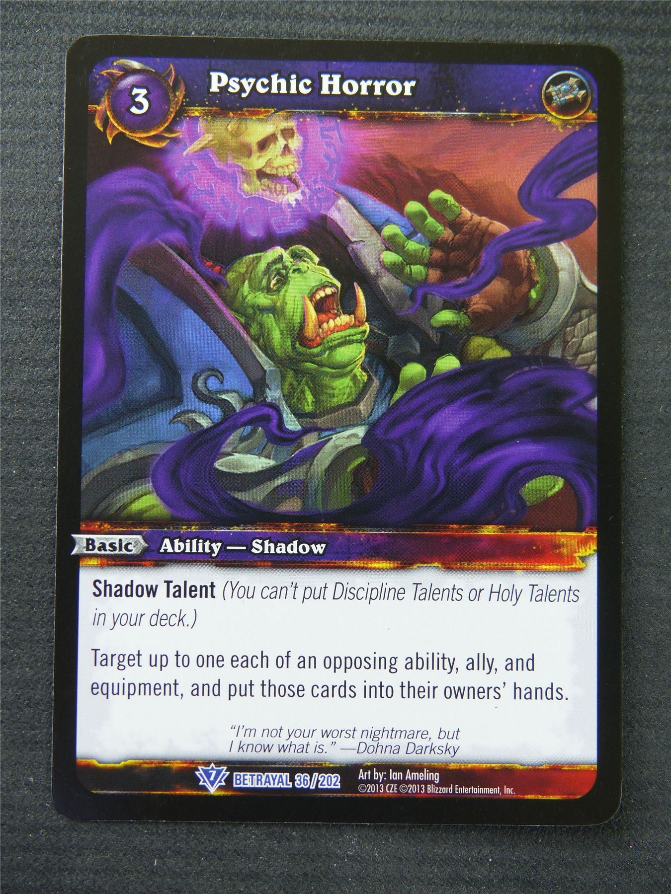 Psychic Horror - Rare - World Of Warcraft #1O3