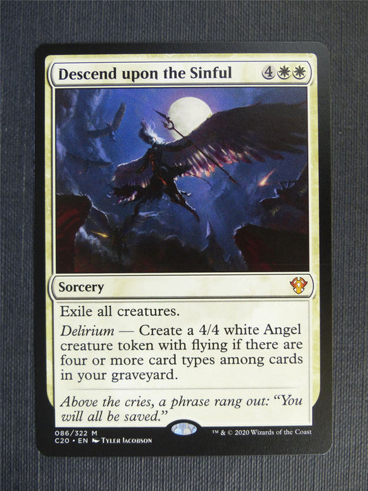 Descend Upon the Sinful - C20 - Mtg Card