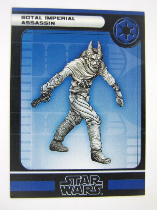 Star Wars Miniature Spare Cards: GOTAL IMPERIAL ASSASSIN # 11B94