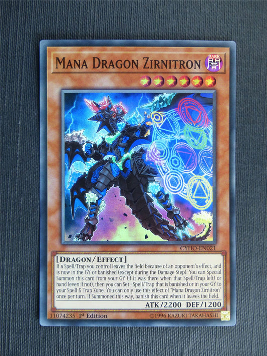 Mana Dragon Zirnitron CYHO Super Rare - 1st ed - Yugioh Cards #120