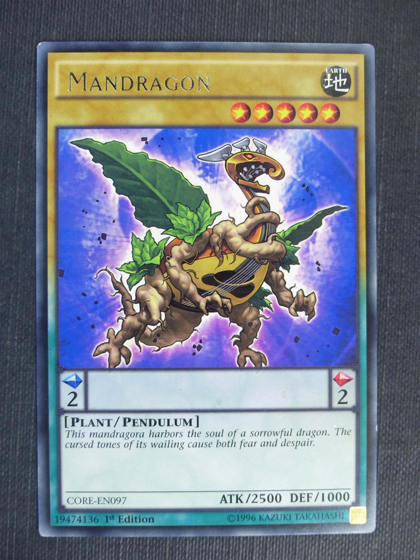 Mandragon CORE Rare - 1st ed - Yugioh Cards #2RT