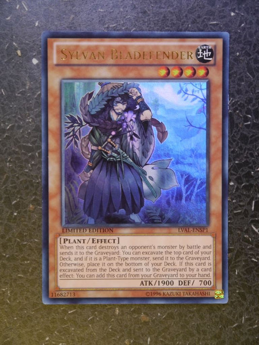 Yugioh Cards:SYLVIAN BLADEFENDER LVAL SUPER RARE # 2H20