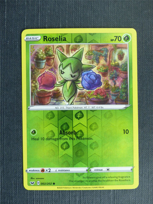 Roselia 002/202 Reverse Holo - Pokemon Cards #1LC