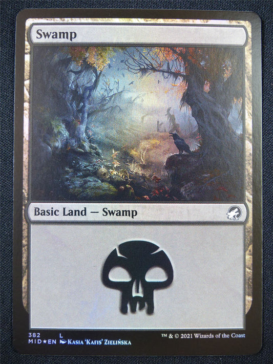 Swamp 382 Foil - Mtg Card #22D