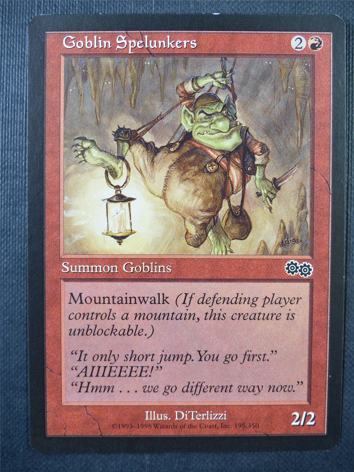 Goblin Spelunkers - Urza's Saga - Mtg Card #74O