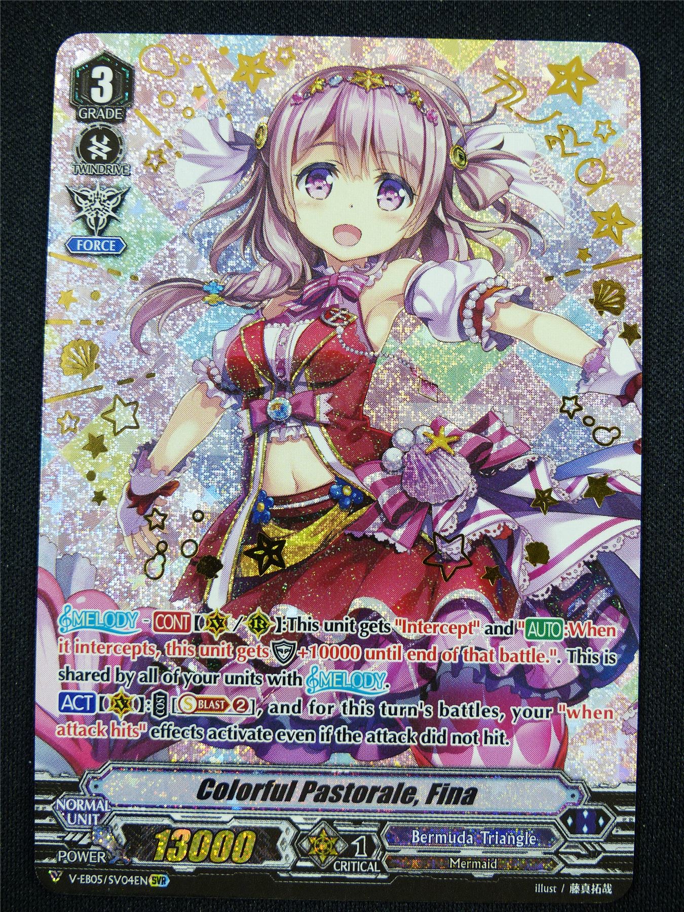 Colorful Pastorale Fina V-EB05 SVR - Vanguard Card #Q8