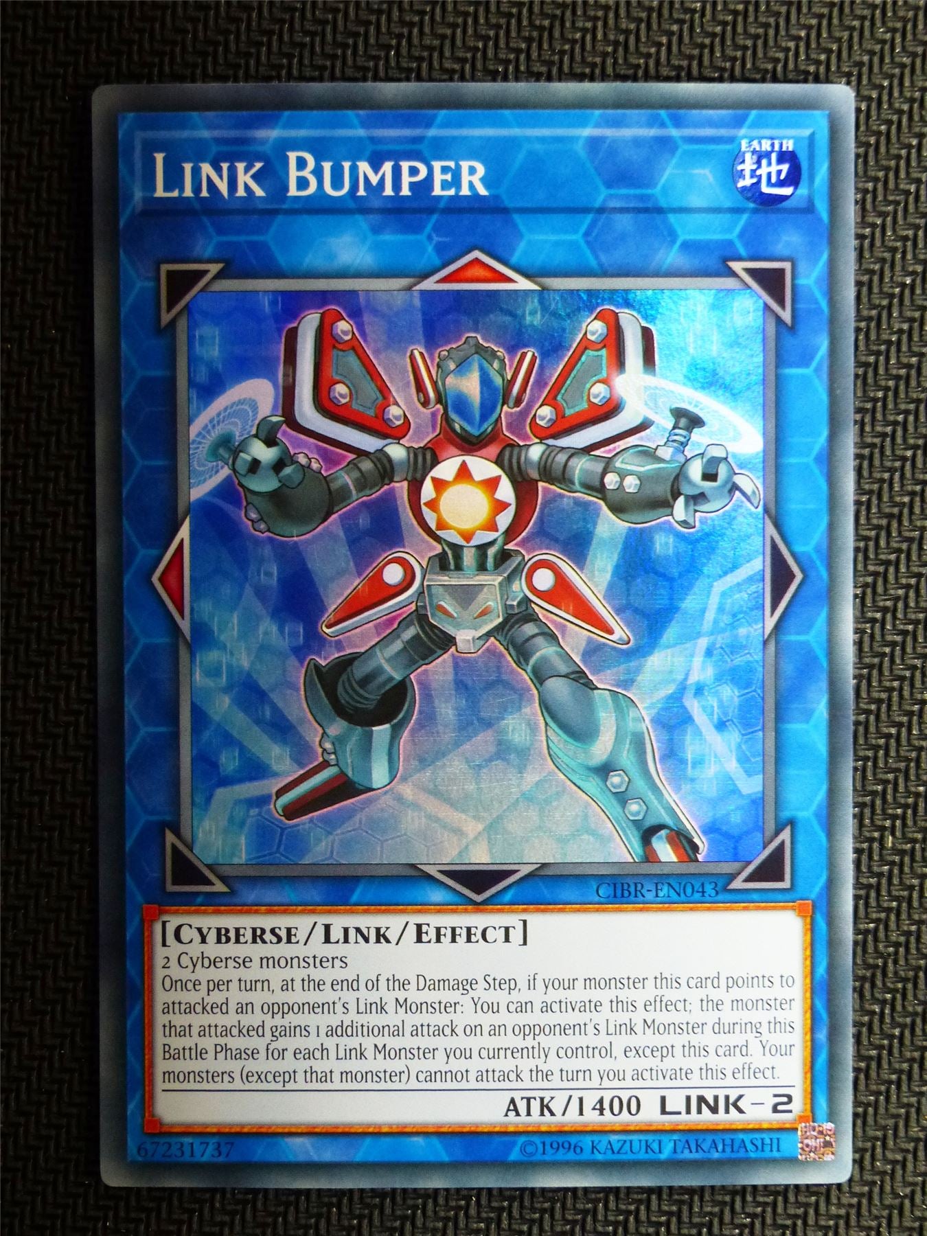 Link Bumper - CIBR - Super Rare - Yugioh Card # 1D93