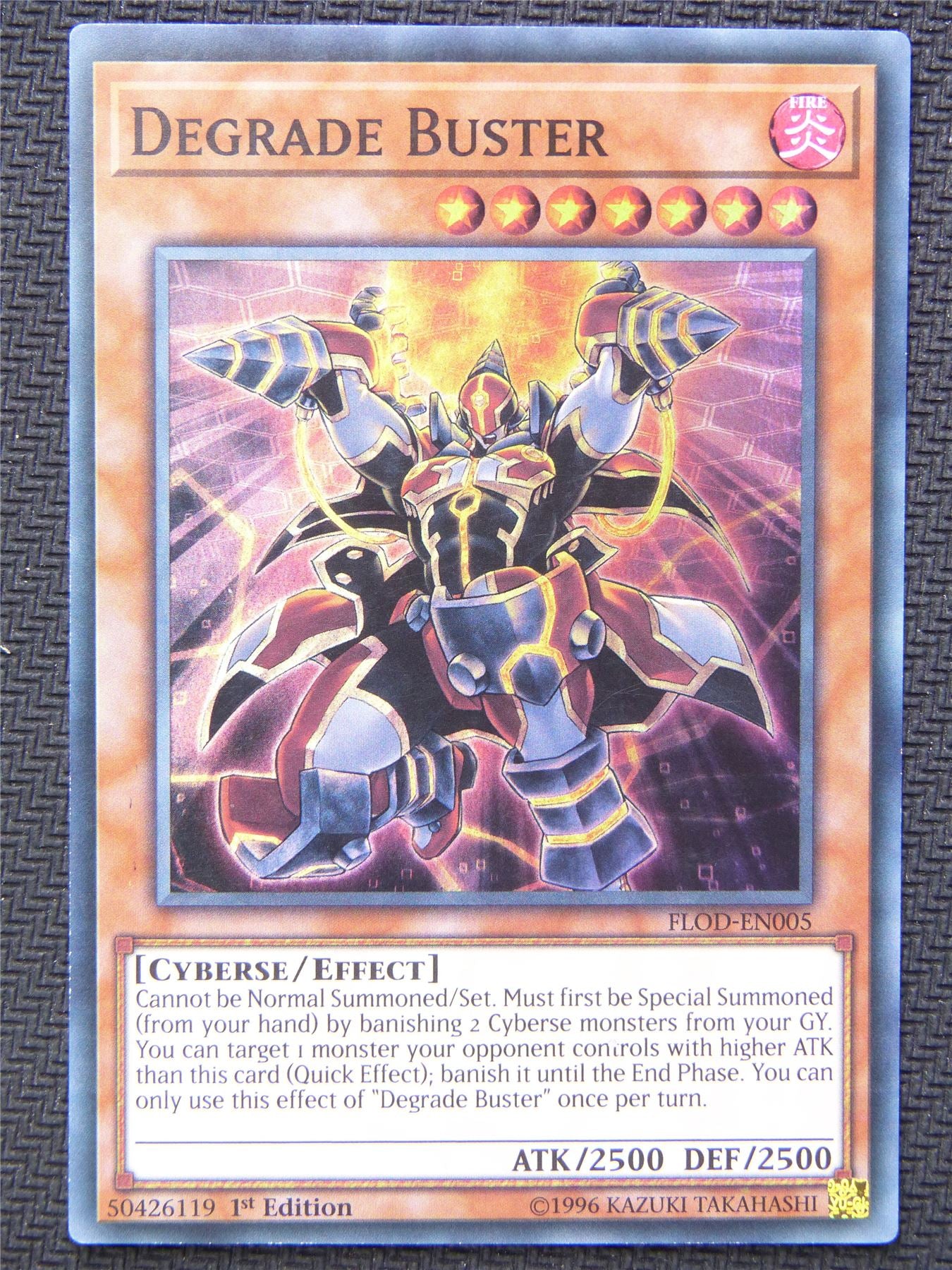 Degrade Buster FLOD Super Rare 1st Ed - Yugioh Card #4MO