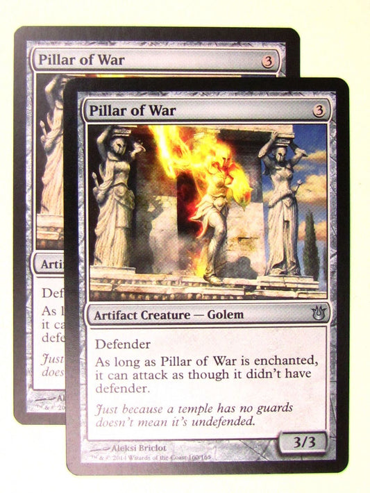 MTG Magic the Gathering Born of the Gods: Pillar of War x2