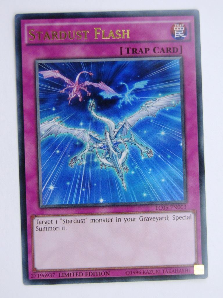 Yugioh Cards: STARDUST FLASH LC05 ULTRA RARE # 28E14