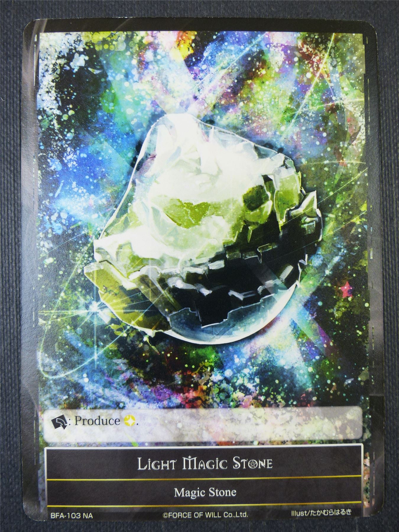 Light Magic Stone - Force of Will Card #28Y