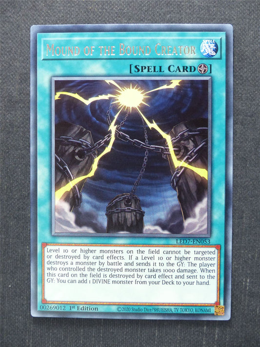 Mound of the Bound Creator LED7 Rare - 1st ed - Yugioh Cards #MO