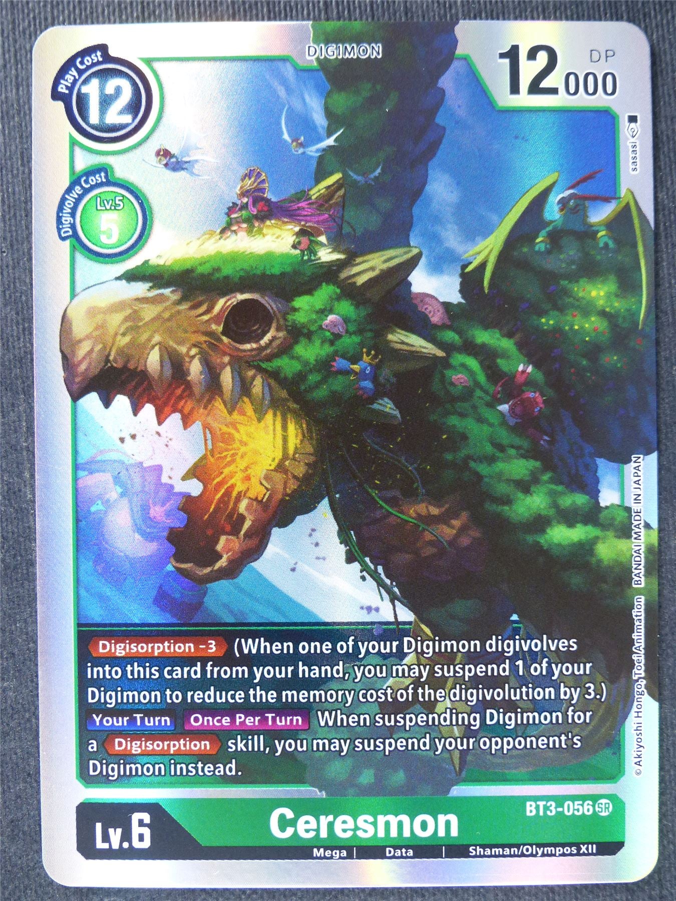 Ceresmon BT3-056 SR - Digimon Cards #MJ