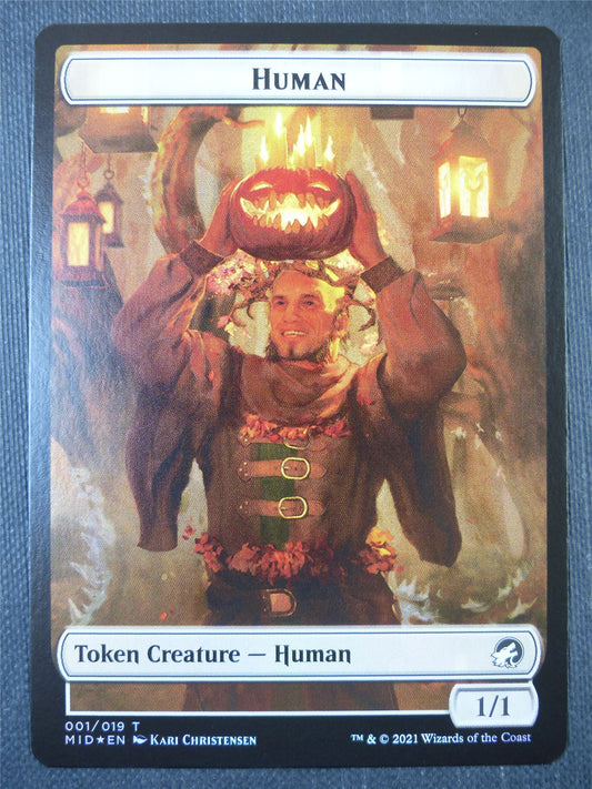 Human Token Foil - Mtg Card #TC